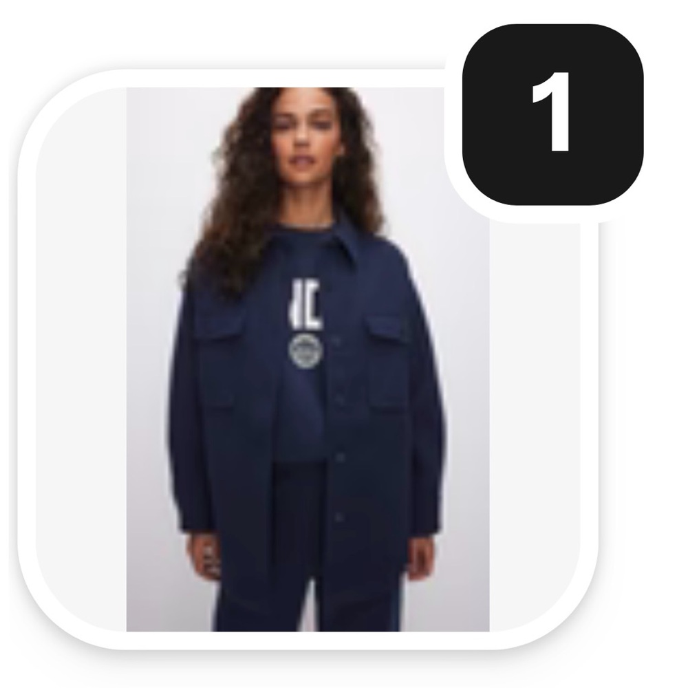 Good American Women's Navy Jacket